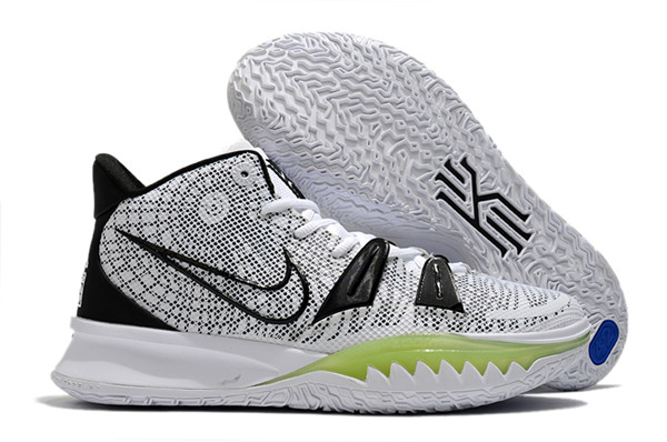 Men's Running Weapon Kyrie Irving 7 White/Black Shoes 020